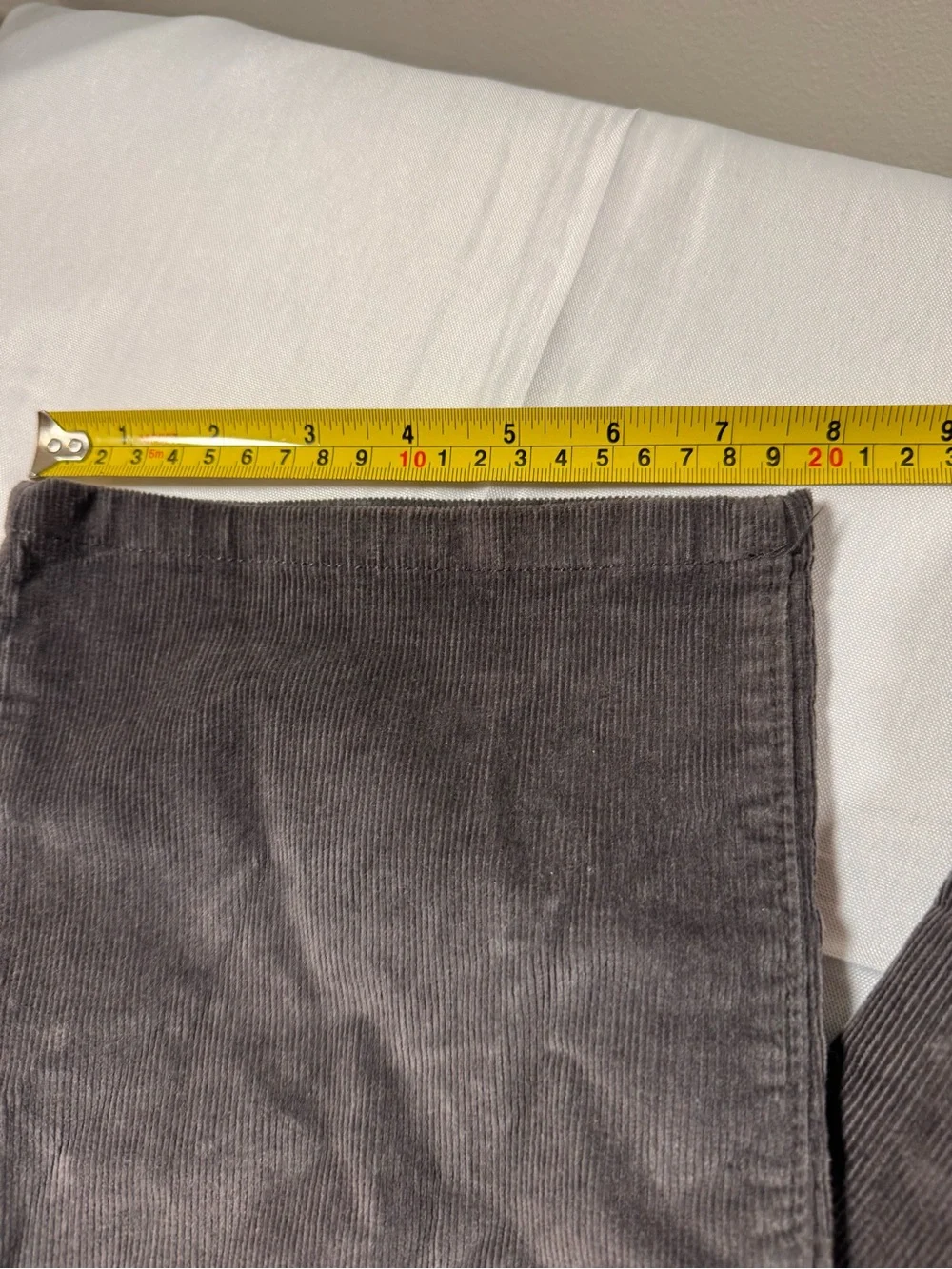 Untuckit Men's Gray 98% Cotton Corduroy Look Pants